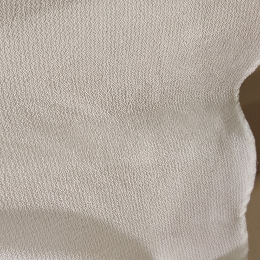 White with floral applications summer or homecoming dress. Size 1/2 - Picture 8 of 16